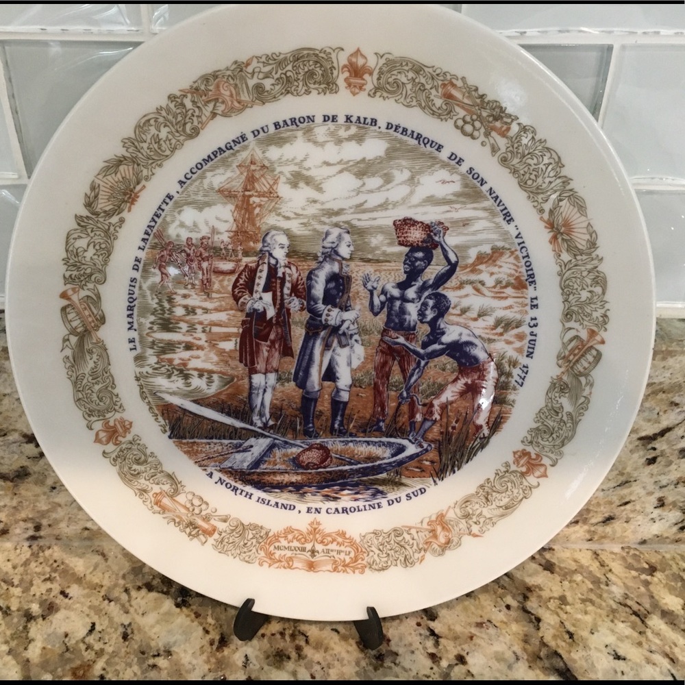 Lafayette Collection Henri D’Arceau Plate
